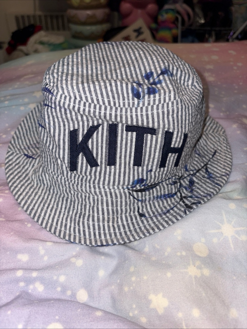 Kith Seersucker Bucket Cap